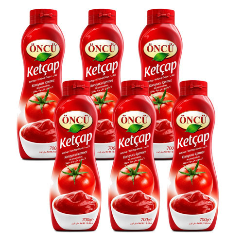 Ketçap 700 Gr Acılı x 6 Adet