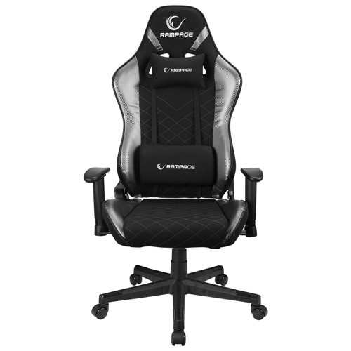 KL-R83 CARBON Üst Seviye Terletmez Kumaş Gri/Siyah Gaming Oyuncu Koltuğu