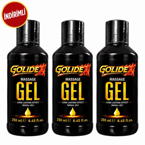 Massage Gel 250 ml Su Bazlı Kaydırıcı 3 Adet İNDİRİMLİ