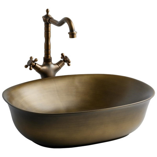 EVA LENA EH-4600BR Tezgah Üstü Lavabo Bronz