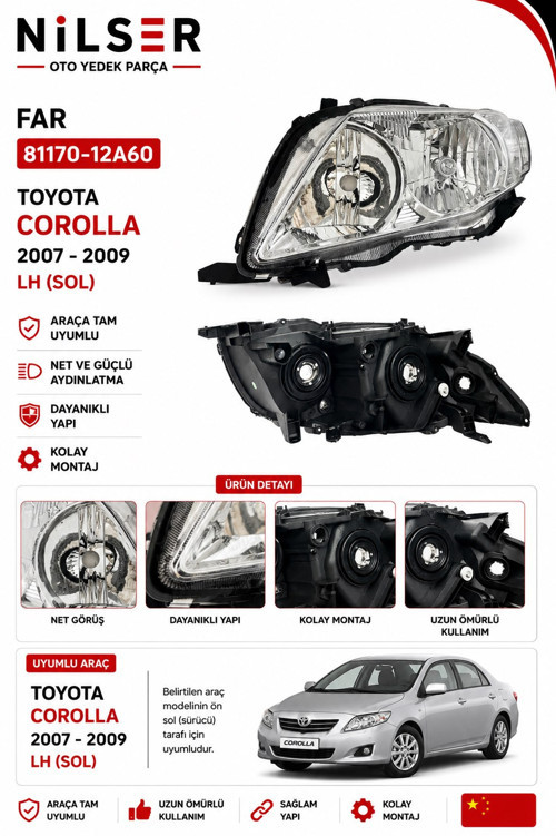 Ns Toyota Corolla Far Sol 2007-2009