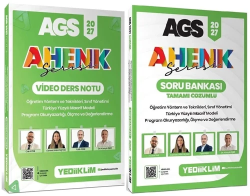 Yediiklim 2027 MEB-AGS Eğitim Bilimleri ÖYT, Sınıf Yönetimi, TYMM, Program Okuryazarlığı, Ölçme Değe