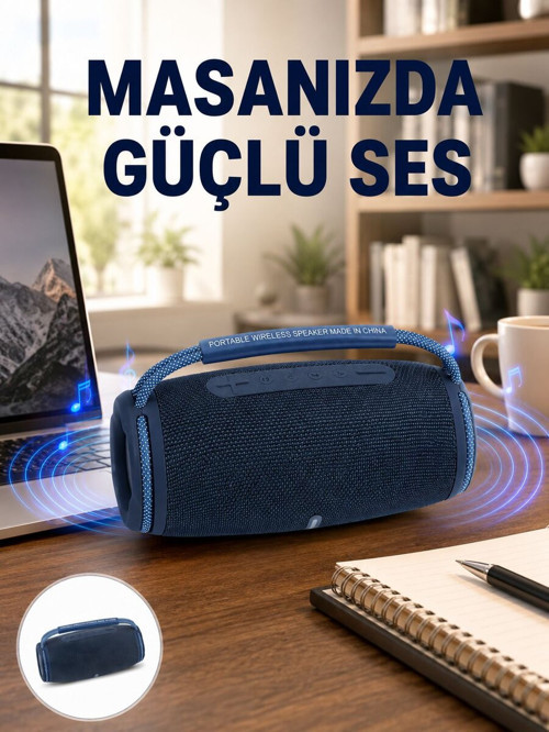 Dış Mekan Uyumlu IPX5 Suya Dayanıklı Kablosuz Hoparlör Yeni Nesil - SL0005-0CFQW9