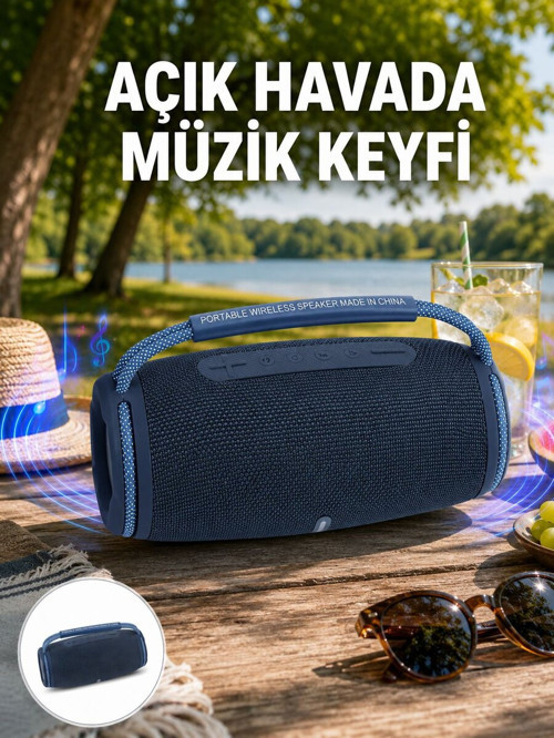 Hafif ve Dayanıklı Renkli Işıklı Taşınabilir Müzik Hoparlörü Yeni Nesil - SL0005-0CFQZ2