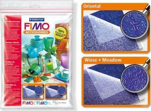Fimo Texture Sheets Doku Kalıpları FLOWERS / MODERN STYLE
