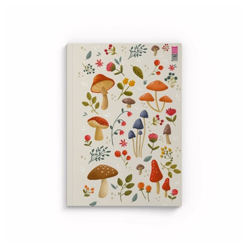 Thinkbook Weasel Flower Woods 14X21 128 Syf Renkli Çizsiz Not Defteri
