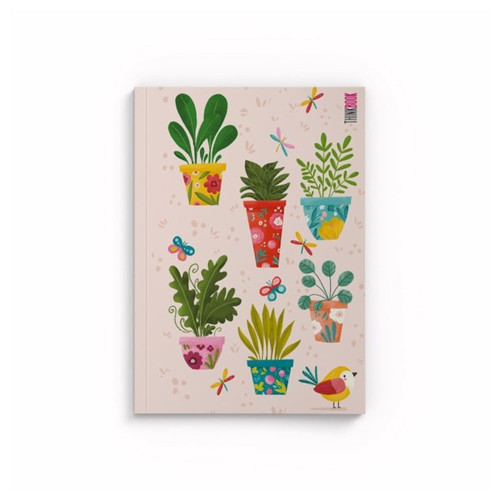 Thinkbook Weasel Flower Woods 14X21 128 Syf Renkli Çizsiz Not Defteri
