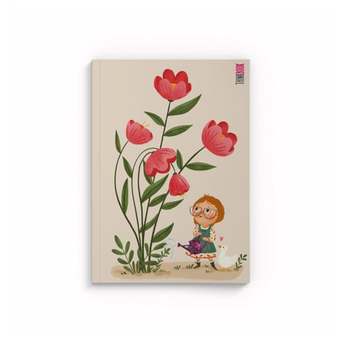 Thinkbook Weasel Flower Woods 14X21 128 Syf Renkli Çizsiz Not Defteri