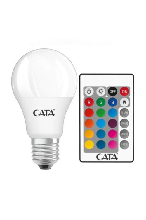 RGB Kumandalı Led Ampul 12w CT4058 Ana Renk 6500k Beyaz