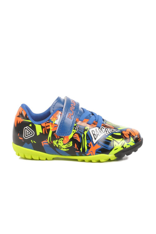 Saks Cırtlı Bağcıklı Unisex Çocuk Futbol Ayakkabısı Halı Saha PH-251-145