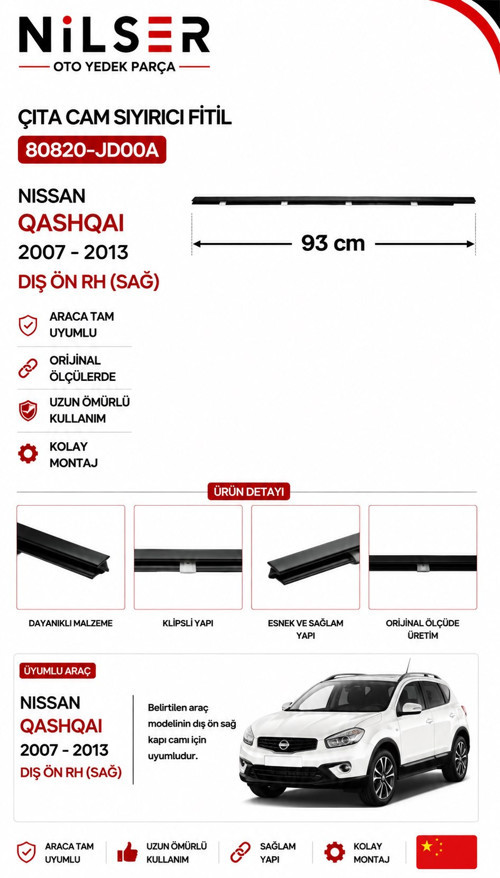 Nissan Qashqai Sıyırıcı Fitil Ön Sağ 2007-2013 J10