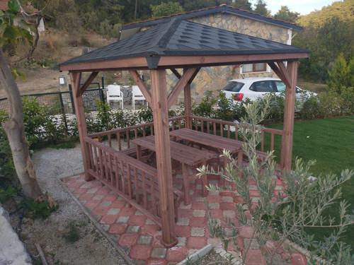 Kamelya Ahşap Pergola P015