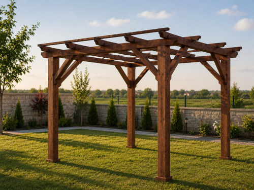 Ahşap Tente Pergola Çardak Bahçe G3