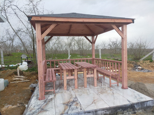 Ahşap Kamelya Pergola P007
