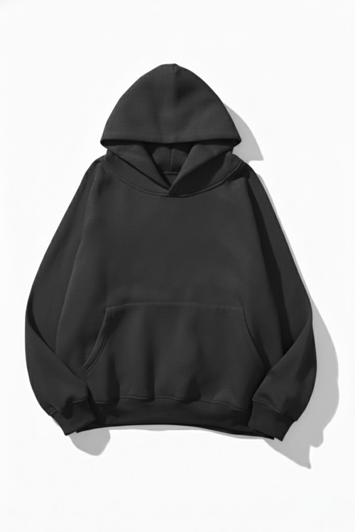 Unisex Yumuşak Dokulu Düz 3 İplik Oversize Sweatshirt – Sade ve Modern Görünüm