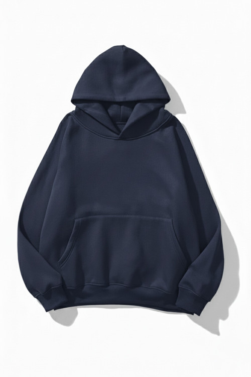 Unisex Yumuşak Dokulu Düz 3 İplik Oversize Sweatshirt – Sade ve Modern Görünüm