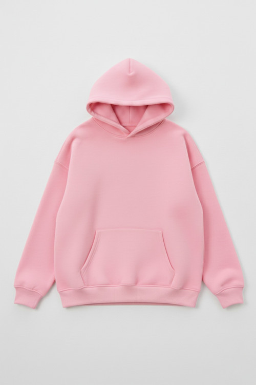 Unisex Yumuşak Dokulu Düz 3 İplik Oversize Sweatshirt – Sade ve Modern Görünüm