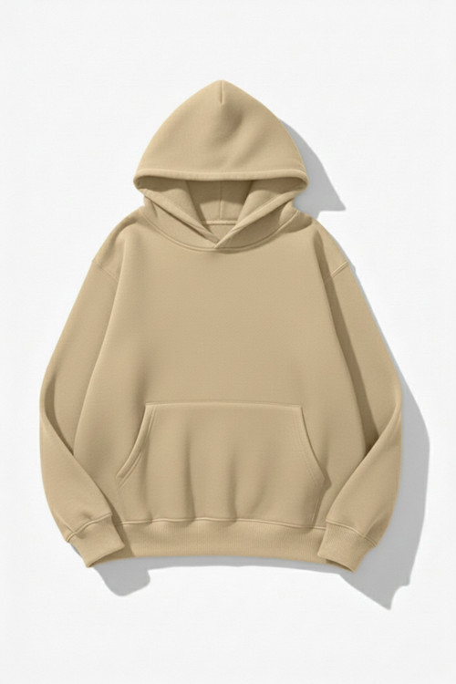 Unisex Yumuşak Dokulu Düz 3 İplik Oversize Sweatshirt – Sade ve Modern Görünüm