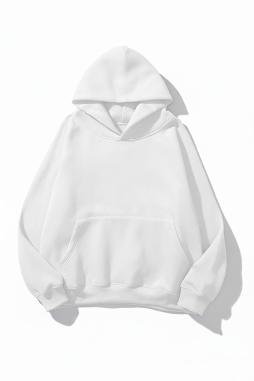 Unisex Yumuşak Dokulu Düz 3 İplik Oversize Sweatshirt – Sade ve Modern Görünüm