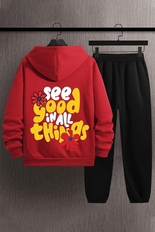 Unisex Good Things Baskılı Eşofman Takımı