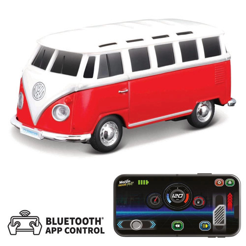 1:41 APP Control Kumandalı Metal Araba - Volkswagen Van Sa