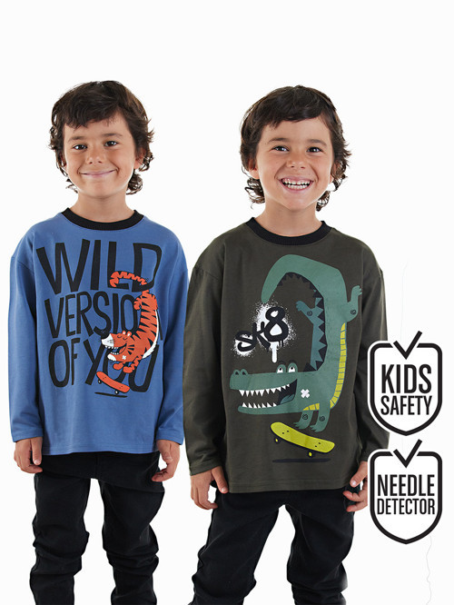 Skate Erkek Çocuk 2'li Paket T-shirt