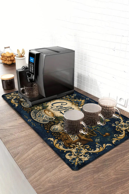 Barista Kahve Barı Matı 40x90cm Espresso Makinesi Çaycı Altlığı Pati Barista