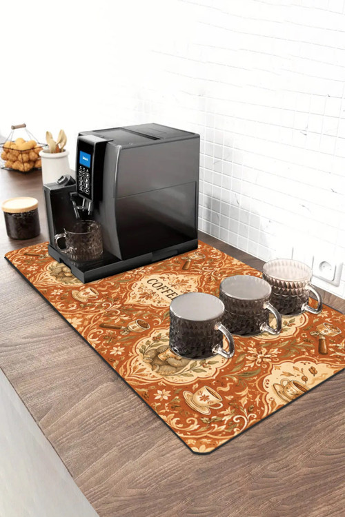 Barista Kahve Barı Matı 40x90cm Espresso Makinesi Çaycı Altlığı Koala Kahve