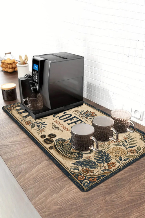 Barista Kahve Barı Matı 40x90cm Espresso Makinesi Çaycı Altlığı Maharaja Coffee