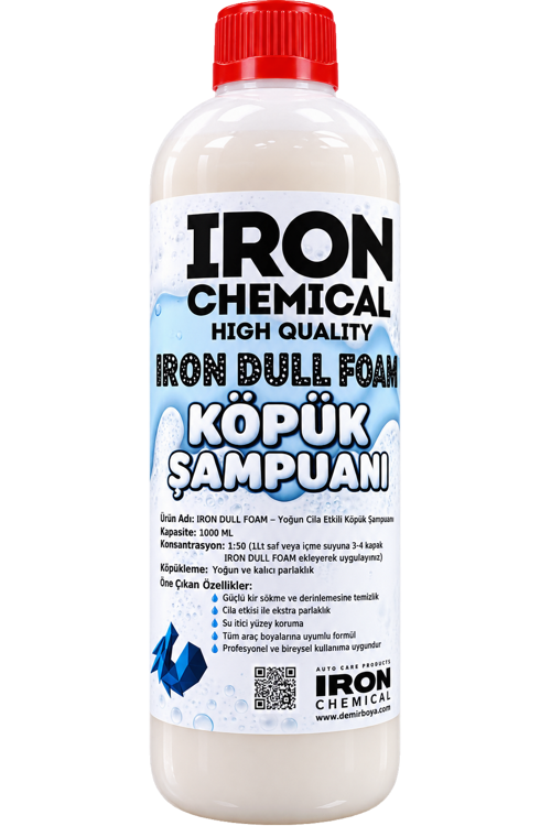 RON DULL FOAM Yoğun Cila Etkili Köpük Şampuan 600 ML – Oto Yıkama Şampuanı