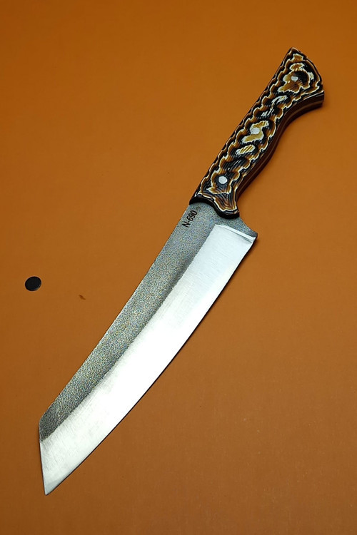 Cumhur Serisi Ömürlük Japon Kiritsuke Şef Bıçağı N690 Çelik Verzalit Gövde