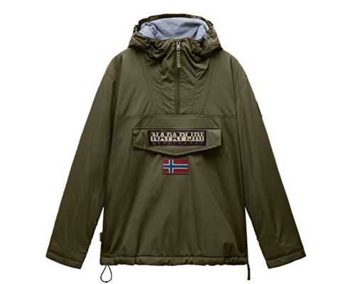 Napajiri RAINFOREST WINTER 3 Erkek Outdoor Çeyrek Fermuarlı Ceket NP0A4GMCG1F1 Haki