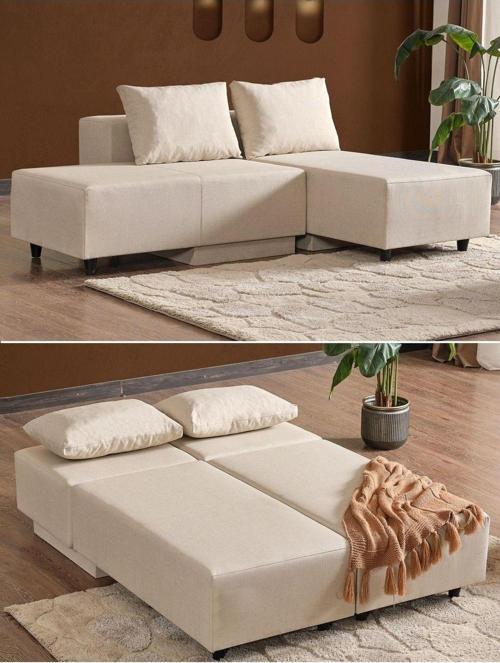 Corner Poly-M Köşe Takımı-Kanepe-Yatak-Dinlenme 4 Farklı Model Tek Modül