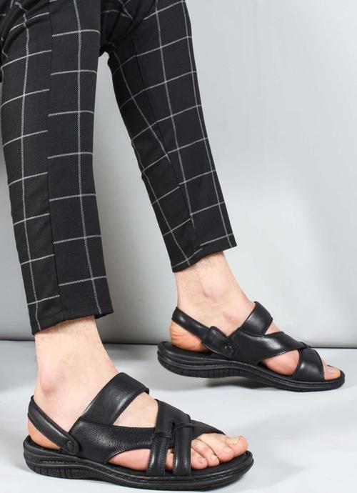 Hakiki Deri Erkek Klasik Sandalet 952MA710