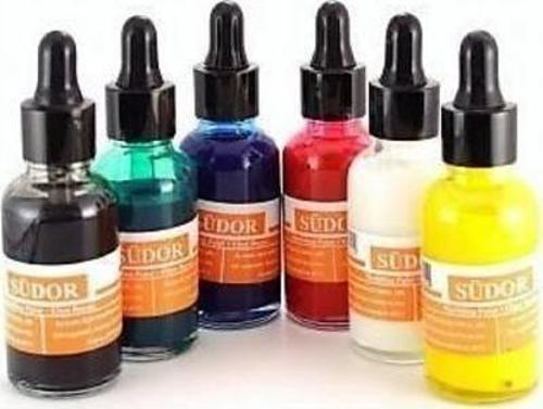 Ebru Boyası 6 Renkx30 ml. Damlalıklı Şişe