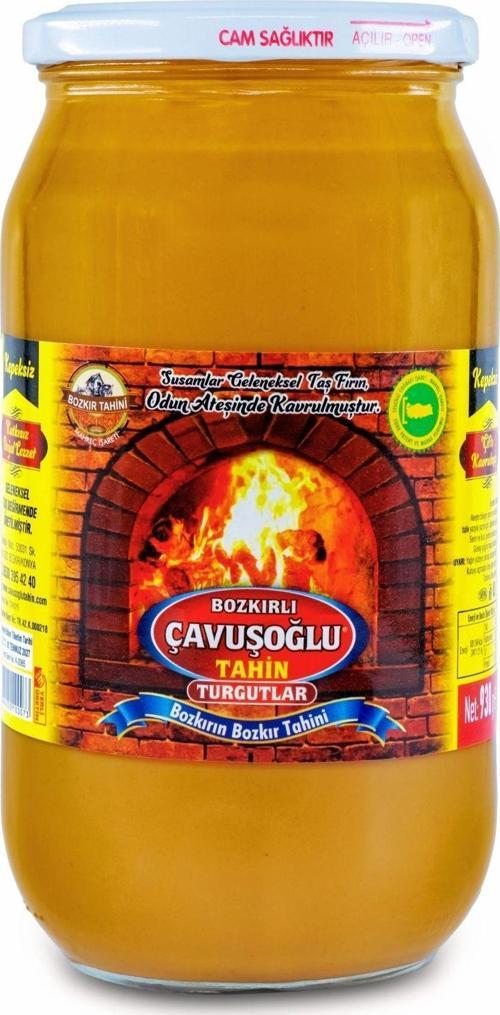 Bozkır Tahini Kepeksiz Cam Kavanoz 930g