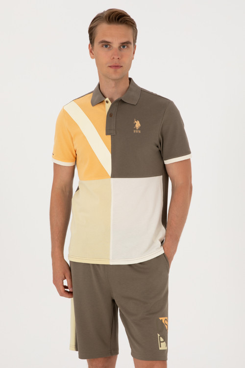 Erkek Regular Fit Vizon Polo Yaka Tişört 50300140-VR052