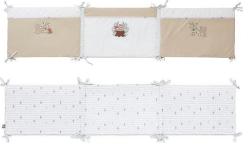 Hero Bebek & Çocuklar İçin Nakışlı Karyola Kenar Koruyucu (40X180) Teddy