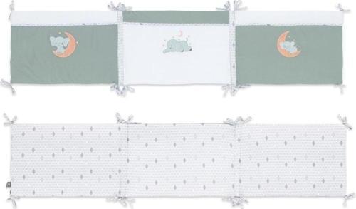 Hero Bebek & Çocuklar İçin Nakışlı Karyola Kenar Koruyucu (40X180) Elephant