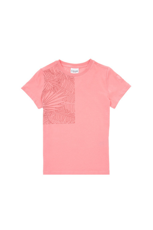 Erkek Çocuk Pembe Bisiklet Yaka Tişört 50307172-VR041