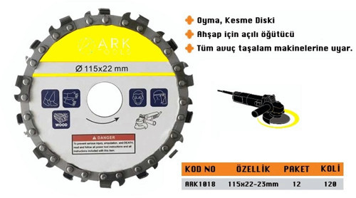 ZİNCİRLİ AHŞAP TESTERE 115 MM