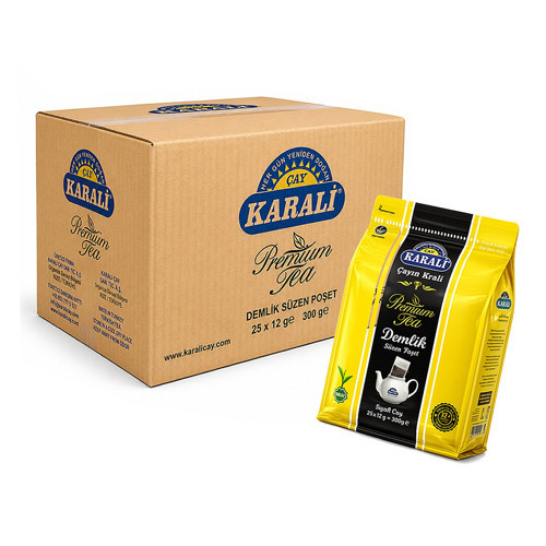 Premium 12 gr 25'li 12 Adet Demlik Poşet Çay
