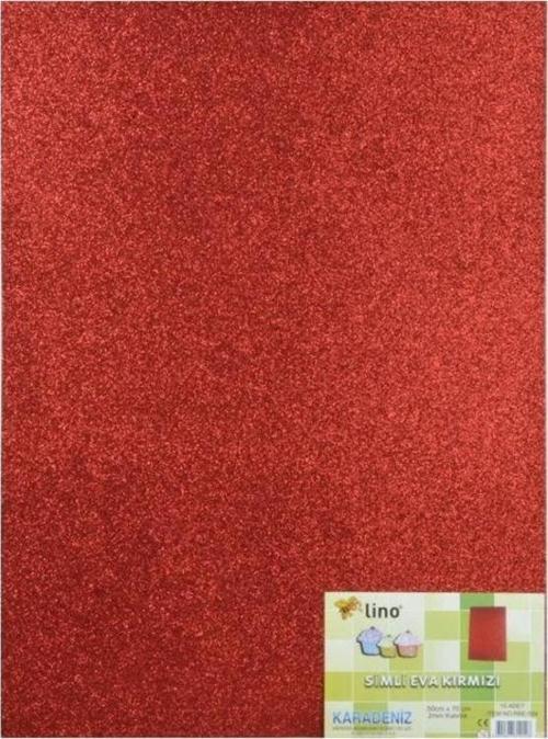 Simli Eva 50x70 cm. 10 Adet KIRMIZI