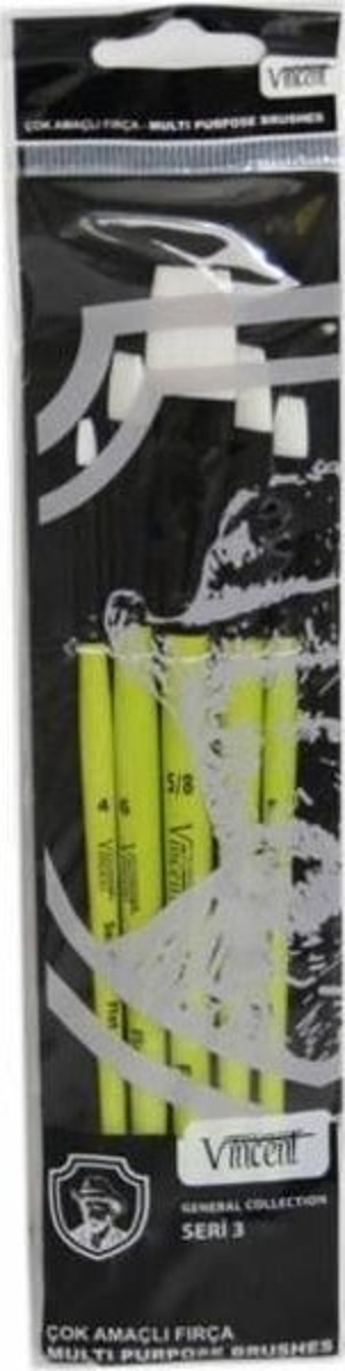 5'li Düz Uçlu Fırça Seti Seri 3