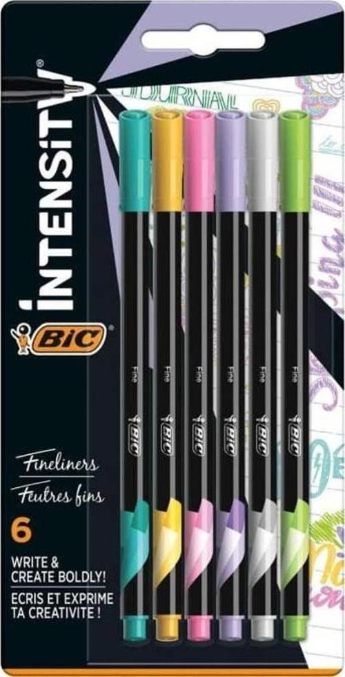 Intensity Fine Liner İnce Uçlu Kalem 6'lı Blister Pastel