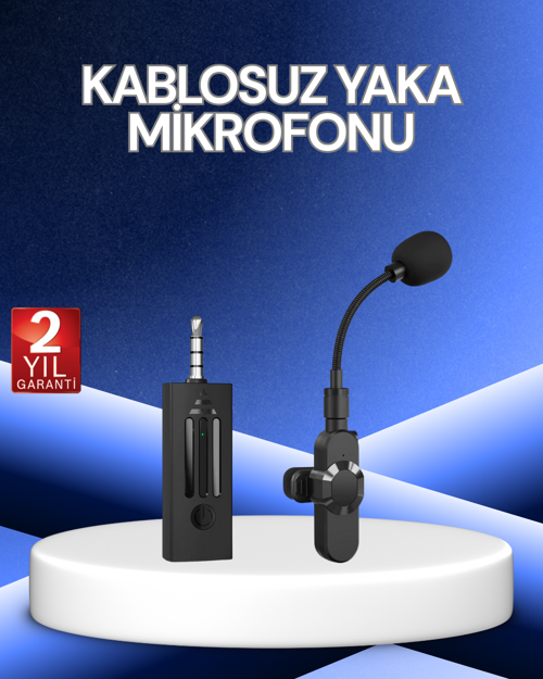 2.4 GHz Düşük Gecikmeli Kablosuz Ses Kayıt Mikrofonu - Lisinya