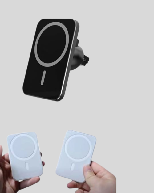 Şık Tasarımlı MagSafe Araç Telefon Tutucu Type-C Girişli - Lisinya 5