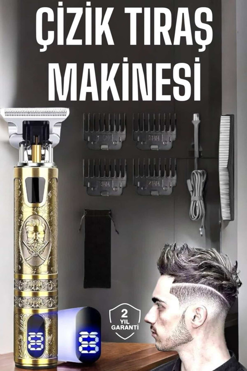 Çizik Tıraş Makinesi Şarjlı Paslanmaz Çelik Bıçaklı Uzun Ömürlü - Lisinya