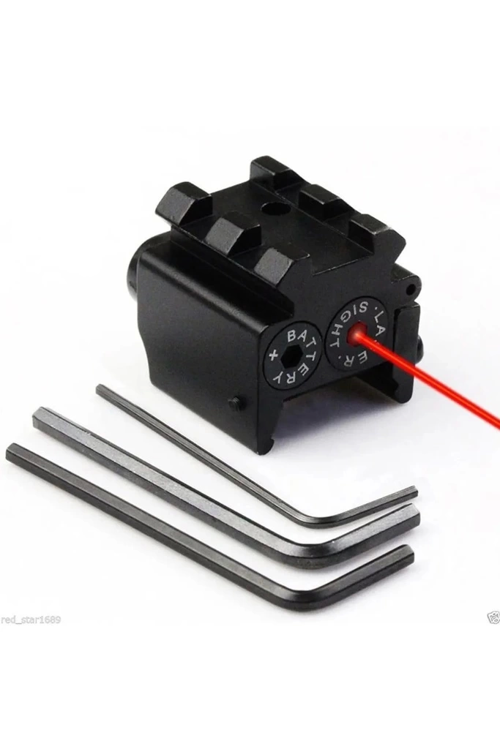 Avcılık, Tabanca için 20mm ray, Kırmızı Noktalı Lazer L2030 ( Lisinya )