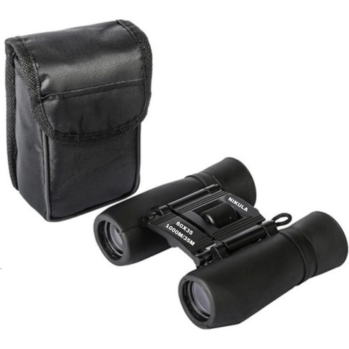 Nikula60x35 Cepte taşımalı Kauçuk kaplamalı Dürbün ( Lisinya )